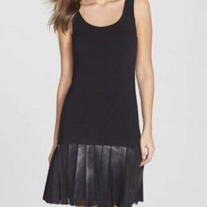 BAILEY 44 Black Dress with Vegan Leather